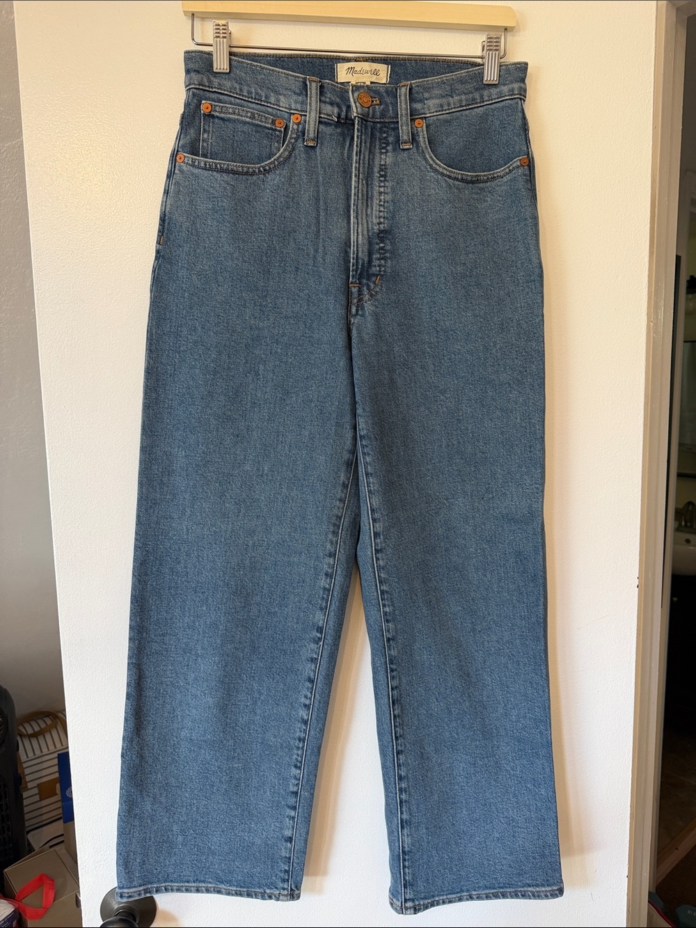 Madewell The Perfect Vintage Wide-Leg Crop Jeans